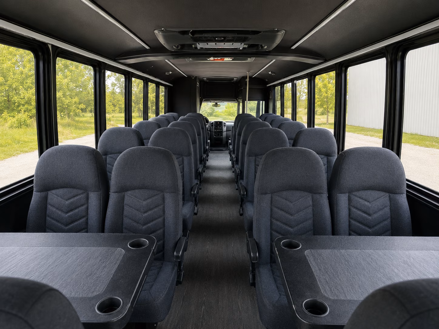 santa barbara corporate event transportation onboard seating
