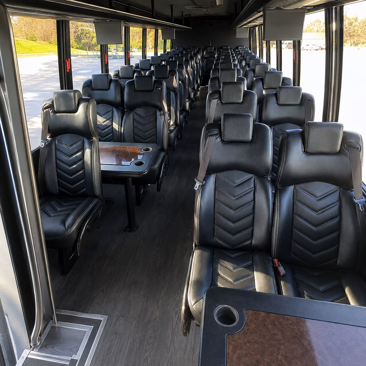 santa barbara employee transportation onboard seating