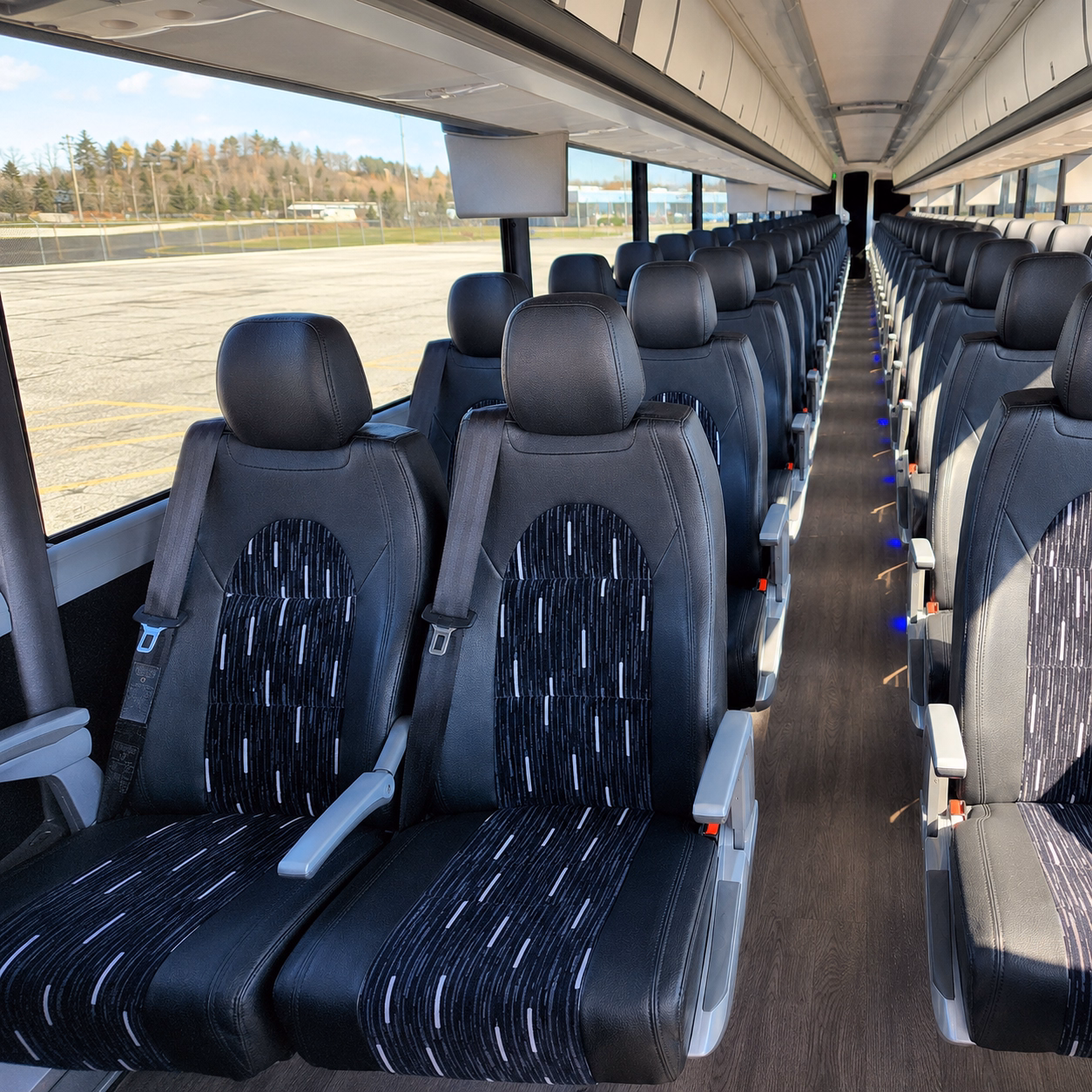 santa barbara religious group transportation onboard seating