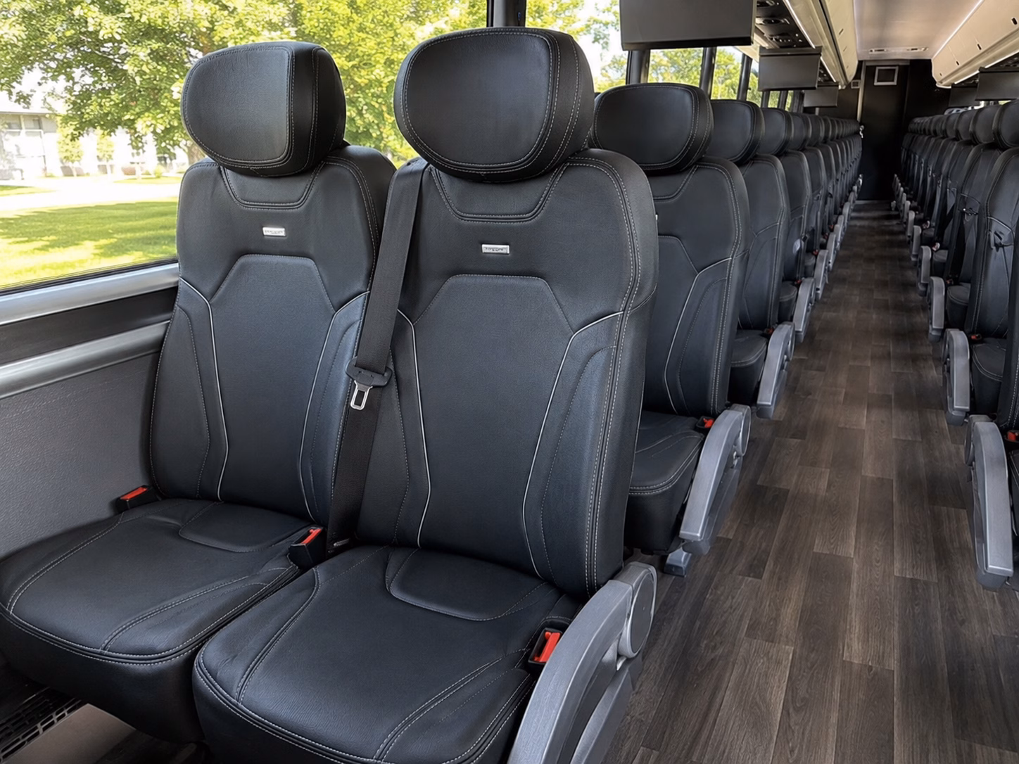santa barbara school event transportation onboard seating